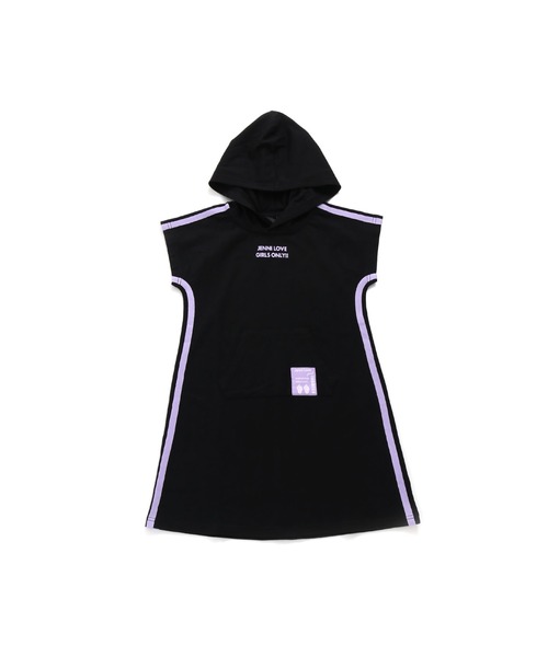 JENNI love(ジェニィラブ)の「防蚊サイドラインパーカーワンピ(ワンピース・キッズ・ブラック/ミント・130cm/160cm/150cm/140cm)」の10枚目の写真