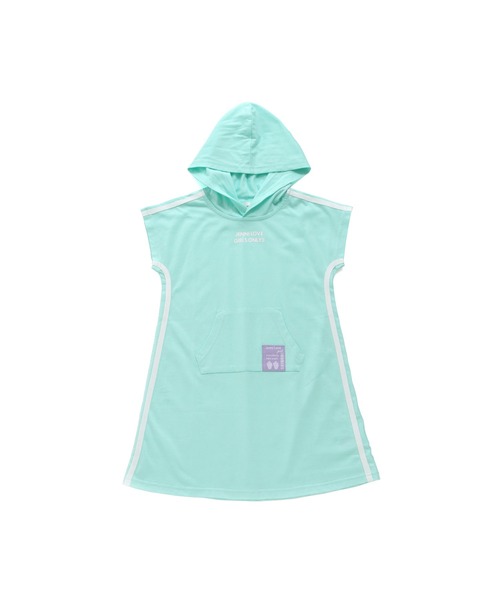 JENNI love(ジェニィラブ)の「防蚊サイドラインパーカーワンピ(ワンピース・キッズ・ブラック/ミント・130cm/160cm/150cm/140cm)」の12枚目の写真