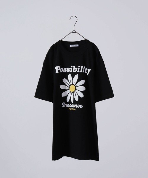 MODISH GAZE(モディシュガゼ)の「MODISH GAZE プリント半袖Tシャツ デイジープリント Possibility(Tシャツ/カットソー・メンズ・ネイビー/ブラック/ホワイト・M/XL/L)」の14枚目の写真