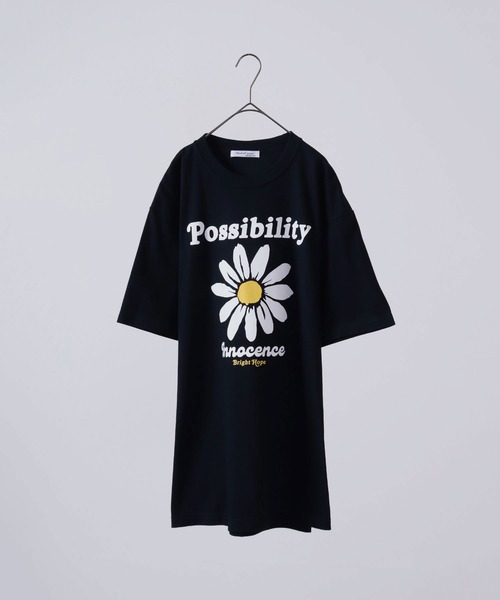 MODISH GAZE(モディシュガゼ)の「MODISH GAZE プリント半袖Tシャツ デイジープリント Possibility(Tシャツ/カットソー・メンズ・ネイビー/ブラック/ホワイト・M/XL/L)」の15枚目の写真