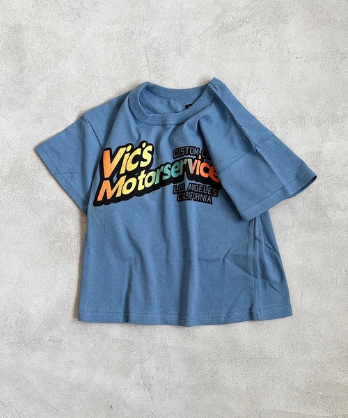 Life Support Products(ライフサポートプロダクツ)の「デイリープリントTee(80~150cm)(Tシャツ/カットソー・キッズ・杢グレー/ライトピンク/ダークブルー/ブラック/ベージュ/オレンジ/バイオレット/ホワイト/レッド/ブルー/ライトグリーン/アイボリー/イエロー/オフホワイト/グリーン/パープル/チャコール/ネイビー/ライトブルー/ブラウン・95/140/120/90/150/130/80/100/110)」の14枚目の写真