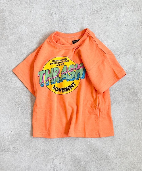 Life Support Products(ライフサポートプロダクツ)の「デイリープリントTee(80~150cm)(Tシャツ/カットソー・キッズ・杢グレー/ライトピンク/ダークブルー/ブラック/ベージュ/オレンジ/バイオレット/ホワイト/レッド/ブルー/ライトグリーン/アイボリー/イエロー/オフホワイト/グリーン/パープル/チャコール/ネイビー/ライトブルー/ブラウン・95/140/120/90/150/130/80/100/110)」の20枚目の写真