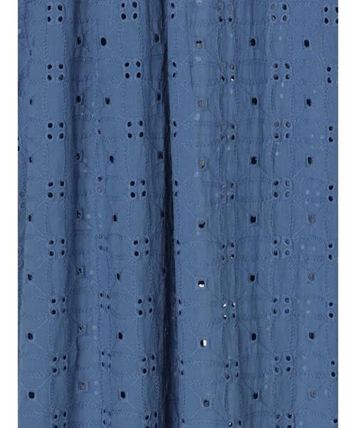 sm2rhythm（サマンサモスモスリズム）の「幾何学柄刺繍ワンピース（ワンピース・レディース・ブラック/オフホワイト/ブルー・F）」の20枚目の写真