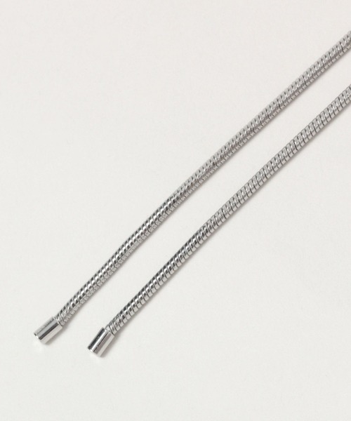 RAGEBLUE（レイジブルー）の「メタルトップループタイ（ネックレス・メンズ・ホワイト/その他1・FREE）」の6枚目の写真