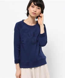 【CIAOPANIC TYPY】カレッジ刺繍スエットプルオーバー