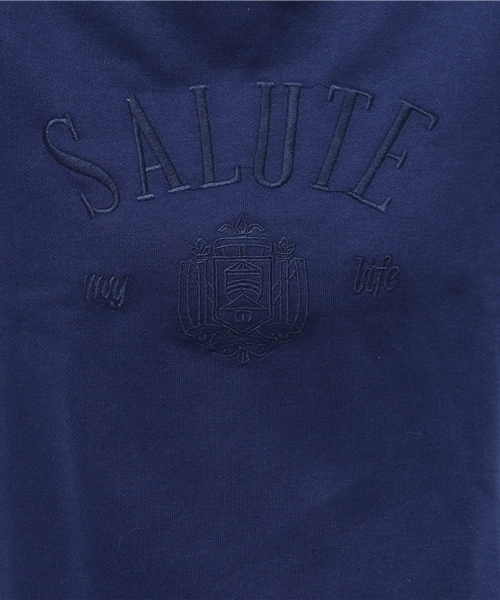 OUTLET(アウトレット)の「【CIAOPANIC TYPY】カレッジ刺繍スエットプルオーバー(Tシャツ/カットソー・レディース・ネイビー・FREE)」の8枚目の写真