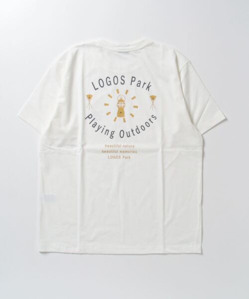 LOGOS park(ロゴスパーク)の「LOGOS PARK ロゴス パ―ク アウトドアバックプリント半袖Tシャツ(Tシャツ/カットソー・メンズ・カーキ/ネイビー/ホワイト・M/L)」の12枚目の写真