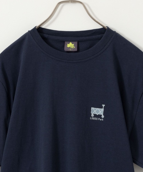 LOGOS park(ロゴスパーク)の「LOGOS PARK ロゴス パ―ク アウトドアバックプリント半袖Tシャツ(Tシャツ/カットソー・メンズ・カーキ/ネイビー/ホワイト・M/L)」の6枚目の写真