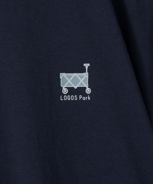 LOGOS park(ロゴスパーク)の「LOGOS PARK ロゴス パ―ク アウトドアバックプリント半袖Tシャツ(Tシャツ/カットソー・メンズ・カーキ/ネイビー/ホワイト・M/L)」の7枚目の写真