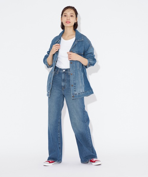 【セール】Levi's/リーバイス RIBCAGE WIDE LEG（デニムパンツ）｜Levi's（リーバイス）