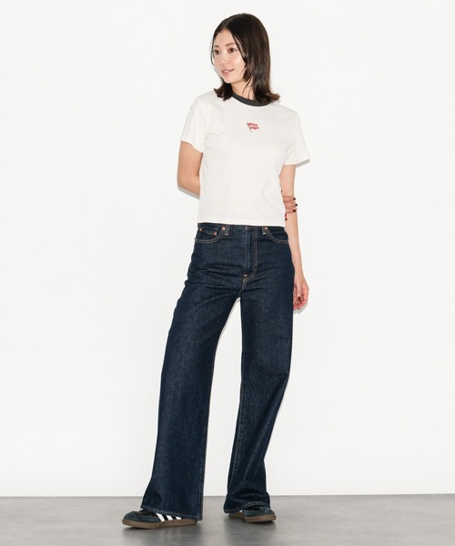 【セール】Levi's/リーバイス RIBCAGE WIDE LEG（デニムパンツ）｜Levi's（リーバイス）