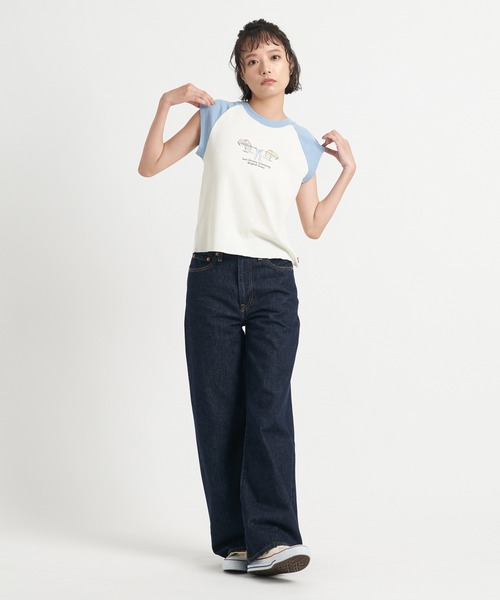 【セール】Levi's/リーバイス RIBCAGE WIDE LEG（デニムパンツ）｜Levi's（リーバイス）