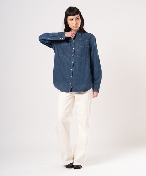 LEVI'S RIBCAGE WIDE LEG デニムパンツ 24インチ Levi's ジーンズ デニム デニムパンツ Levi's/リーバイス