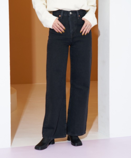 【セール】Levi's/リーバイス RIBCAGE WIDE LEG（デニムパンツ）｜Levi's（リーバイス）