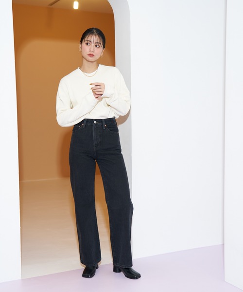 【セール】Levi's/リーバイス RIBCAGE WIDE LEG（デニムパンツ）｜Levi's（リーバイス）