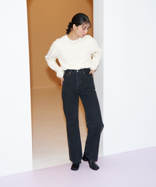 【セール】Levi's/リーバイス RIBCAGE WIDE LEG（デニムパンツ）｜Levi's（リーバイス）