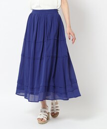 Cutie Blonde | ふんわり軽やか コットンティアードスカート(スカート)