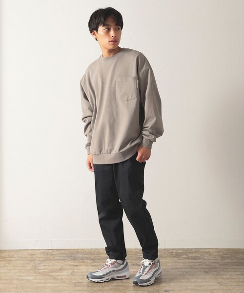 B:MING by BEAMS（ビーミングバイビームス）の「B:MING by BEAMS / ストレッチチノクロス ジョガー パンツ（チノパンツ・メンズ・ブラック/オリーブ/ベージュ・SMALL/MEDIUM/LARGE/X-LARGE）」の5枚目の写真
