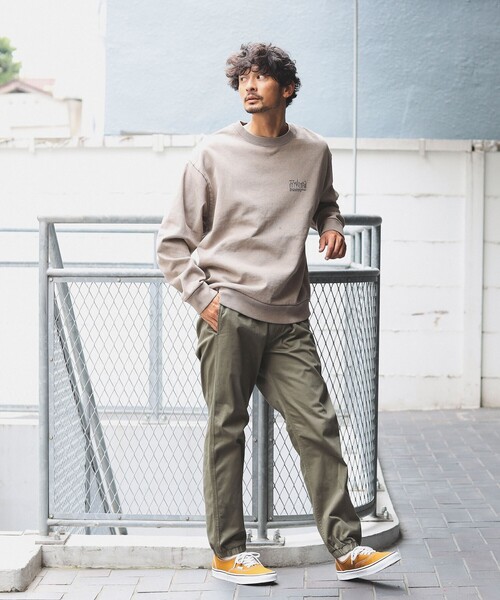 B:MING by BEAMS（ビーミングバイビームス）の「B:MING by BEAMS / ストレッチチノクロス ジョガー パンツ（チノパンツ・メンズ・ブラック/オリーブ/ベージュ・SMALL/MEDIUM/LARGE/X-LARGE）」の7枚目の写真