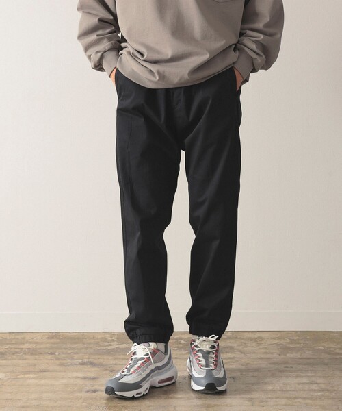 B:MING by BEAMS（ビーミングバイビームス）の「B:MING by BEAMS / ストレッチチノクロス ジョガー パンツ（チノパンツ・メンズ・ブラック/オリーブ/ベージュ・SMALL/MEDIUM/LARGE/X-LARGE）」の9枚目の写真