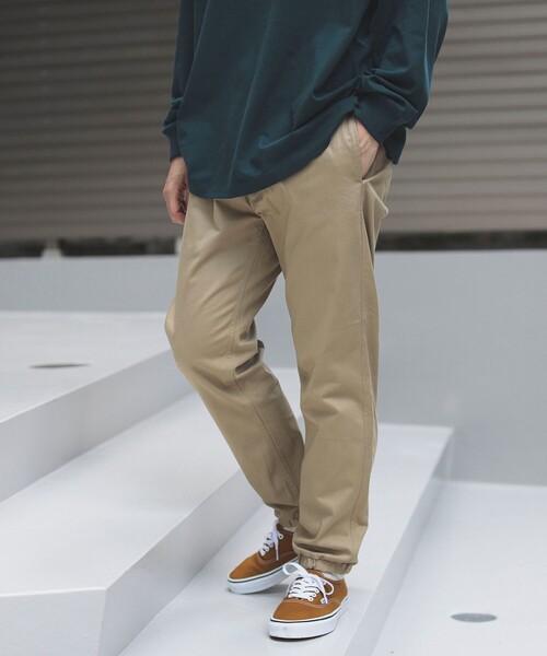 B:MING by BEAMS（ビーミングバイビームス）の「B:MING by BEAMS / ストレッチチノクロス ジョガー パンツ（チノパンツ・メンズ・ブラック/オリーブ/ベージュ・SMALL/MEDIUM/LARGE/X-LARGE）」の10枚目の写真
