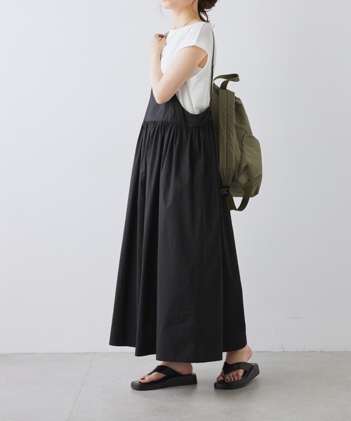 PUAL CE CIN(ピュアルセシン)の「【2023AW】万能カットソーセットキャミワンピース(ワンピース・レディース・ベージュ/ブラック・FREE)」の5枚目の写真