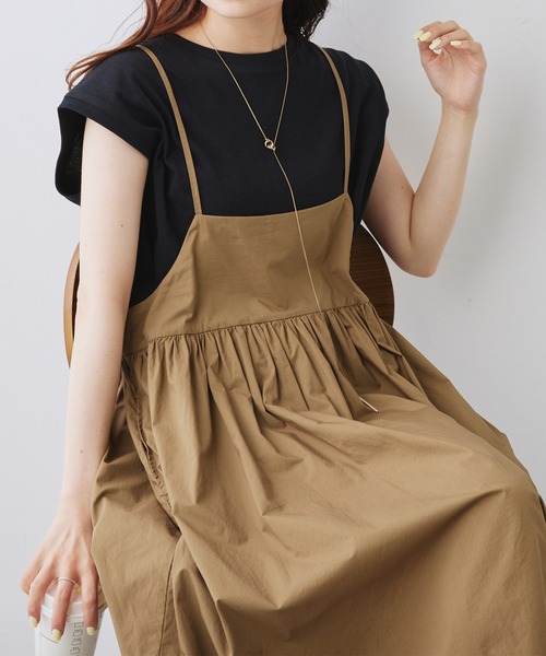 PUAL CE CIN(ピュアルセシン)の「【2023AW】万能カットソーセットキャミワンピース(ワンピース・レディース・ベージュ/ブラック・FREE)」の10枚目の写真