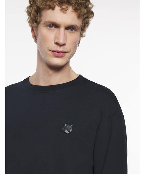 Maison Kitsune(メゾンキツネ)の「BOLD FOX HEAD PATCH COMFORT LONG SLEEVES TEE SHIRT(Tシャツ/カットソー・メンズ・グリーン系その他/ブラック・S/M/L/XL/XS)」の5枚目の写真