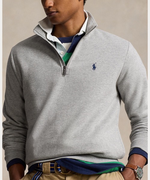 POLO RALPH LAUREN(ポロ ラルフ ローレン)の「RL フリース スウェットシャツ(スウェット・メンズ・グレー系・S/M/L/XL/XS/XXL)」の7枚目の写真