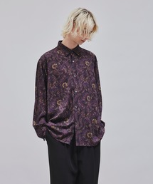 tk.TAKEO KIKUCHI | ジャガードゴブラン＆ペイズリーシャツ(シャツ/ブラウス)