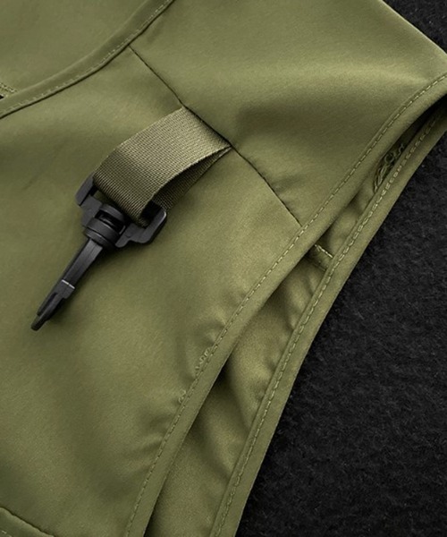 BENDER TOKYO(ベンダートウキョウ)の「【BENDER TOKYO】ユーティリティポケット ミリタリーベスト(ベスト・メンズ・ブラック/オリーブ・M/L)」の9枚目の写真