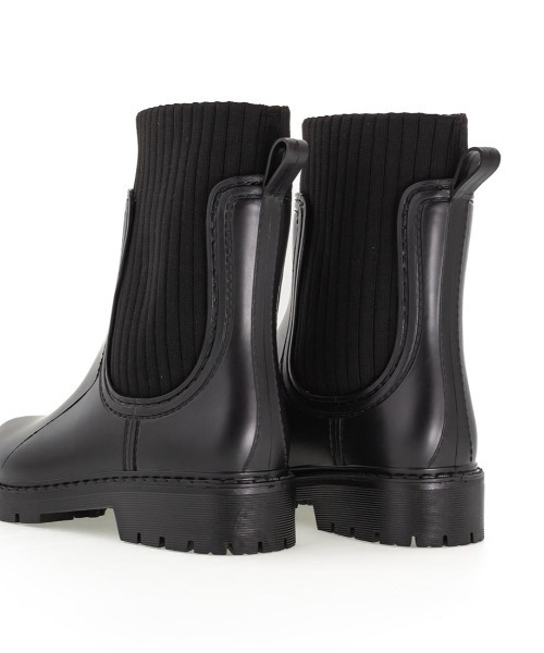 RANDA（ランダ）の「サイドゴアレインブーツ（レインシューズ・レディース・ベージュ/ブラック・M/L/LL/S）」の15枚目の写真