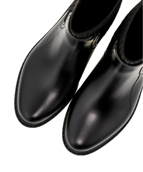 RANDA（ランダ）の「サイドゴアレインブーツ（レインシューズ・レディース・ベージュ/ブラック・M/L/LL/S）」の17枚目の写真