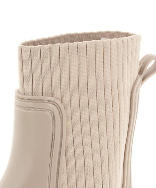 RANDA（ランダ）の「サイドゴアレインブーツ（レインシューズ・レディース・ベージュ/ブラック・M/L/LL/S）」の21枚目の写真