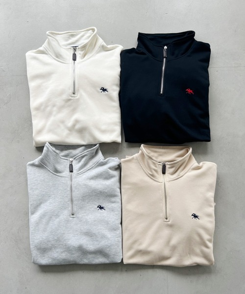POLOCHAMPS(ポロチャンプス)の「【POLOCHAMPS/ポロチャンプス】 別注 ハーフジップ ワンポイント刺繍 スウェット(スウェット・レディース・グレー/ブラック/ベージュ/アイボリー・FREE)」の17枚目の写真