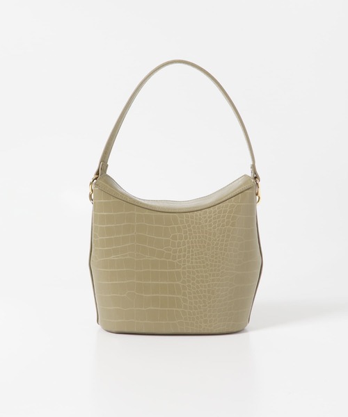 URBAN RESEARCH ROSSO WOMEN（アーバンリサーチ　ロッソ）の「クロコワンハンドルバッグ（ハンドバッグ・レディース・ベージュ/グレー系その他・-）」の6枚目の写真