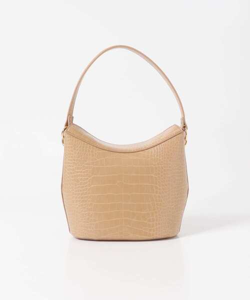 URBAN RESEARCH ROSSO WOMEN（アーバンリサーチ　ロッソ）の「クロコワンハンドルバッグ（ハンドバッグ・レディース・ベージュ/グレー系その他・-）」の7枚目の写真