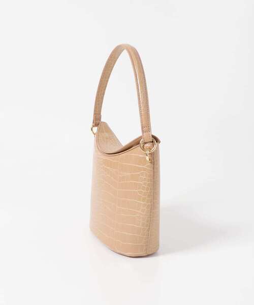 URBAN RESEARCH ROSSO WOMEN（アーバンリサーチ　ロッソ）の「クロコワンハンドルバッグ（ハンドバッグ・レディース・ベージュ/グレー系その他・-）」の8枚目の写真