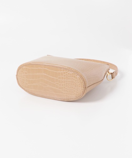 URBAN RESEARCH ROSSO WOMEN（アーバンリサーチ　ロッソ）の「クロコワンハンドルバッグ（ハンドバッグ・レディース・ベージュ/グレー系その他・-）」の10枚目の写真