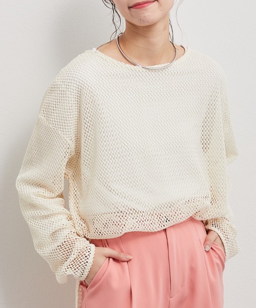 CIAOPANIC TYPY（チャオパニックティピー）の「長袖カットソー（Tシャツ/カットソー・レディース・ブラック・ONE SIZE）」の2枚目の写真