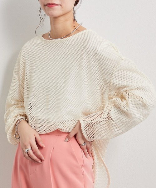 CIAOPANIC TYPY（チャオパニックティピー）の「長袖カットソー（Tシャツ/カットソー・レディース・ブラック・ONE SIZE）」の3枚目の写真