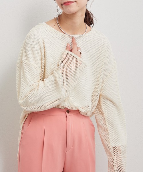 CIAOPANIC TYPY（チャオパニックティピー）の「長袖カットソー（Tシャツ/カットソー・レディース・ブラック・ONE SIZE）」の5枚目の写真