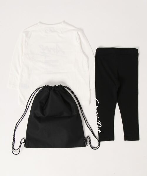 ANAP kids（アナップキッズ）の「お着替え3点SET（Tシャツ/カットソー・キッズ・ブラック/ラベンダー/ホワイト・110cm/100cm/130cm/120cm）」の20枚目の写真