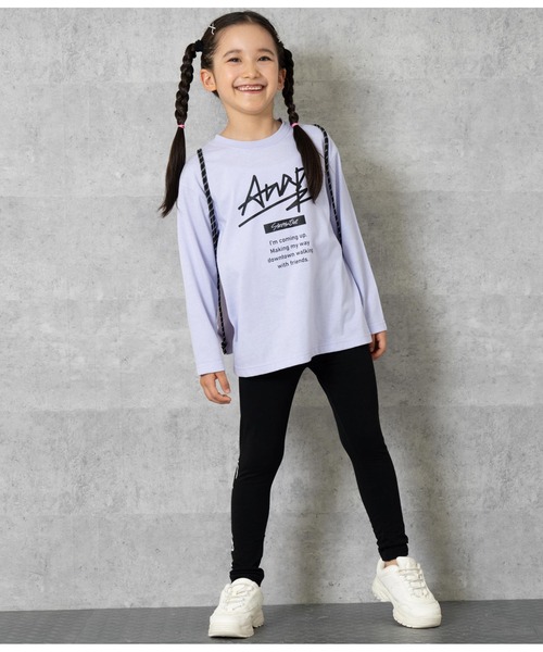 ANAP kids（アナップキッズ）の「お着替え3点SET（Tシャツ/カットソー・キッズ・ブラック/ラベンダー/ホワイト・110cm/100cm/130cm/120cm）」の5枚目の写真