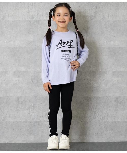 ANAP kids（アナップキッズ）の「お着替え3点SET（Tシャツ/カットソー・キッズ・ブラック/ラベンダー/ホワイト・110cm/100cm/130cm/120cm）」の6枚目の写真