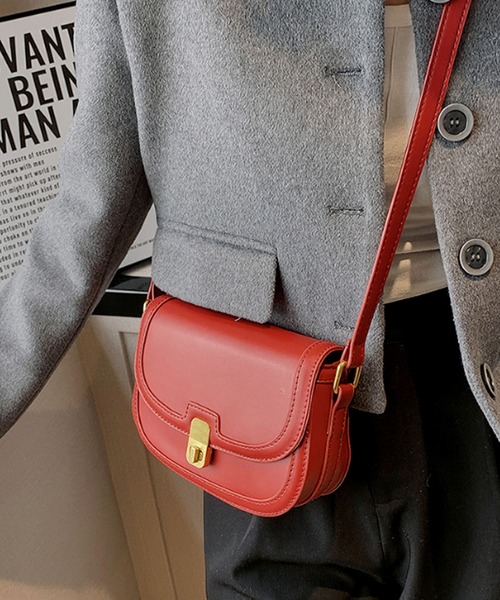 m0851 ショルダーバッグ フラップ オールレザー ピンクブラウン m0851 ショルダーバッグ フラップ オールレザー ピンクブラウン