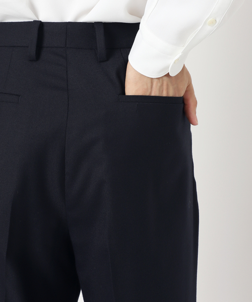 EDIFICE（エディフィス）の「E.フレンチ ツータック テーパードパンツ（スラックス・メンズ・ネイビー・48/46/44）」の13枚目の写真