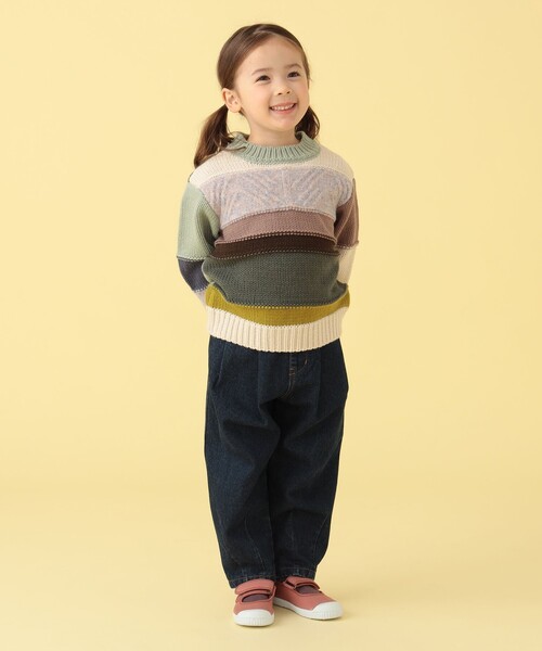 BEAMS mini（ビームスミニ）の「BEAMS mini / ファーマーパンツ（90～150cm）（その他パンツ・キッズ・ベージュ/ネイビー/オリーブ・100/110/130/140/150/90/120）」の6枚目の写真