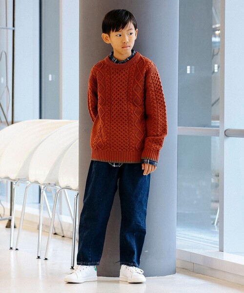 BEAMS mini（ビームスミニ）の「BEAMS mini / ファーマーパンツ（90～150cm）（その他パンツ・キッズ・ベージュ/ネイビー/オリーブ・100/110/130/140/150/90/120）」の9枚目の写真