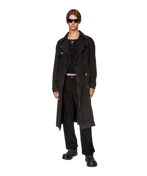 DIESEL(ディーゼル)の「メンズ デニムパンツ ストレート レギュラーフィット ブラック(デニムパンツ・メンズ・ブラック・26inch/30inch/34inch/36inch/28inch/32inch)」の4枚目の写真